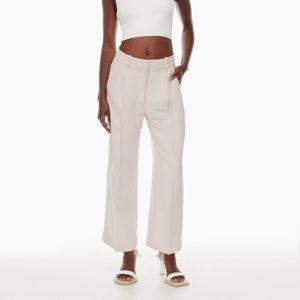 Aritzia Wilfred The Effortless Pant Cropped Tall Vin Gris Size 8